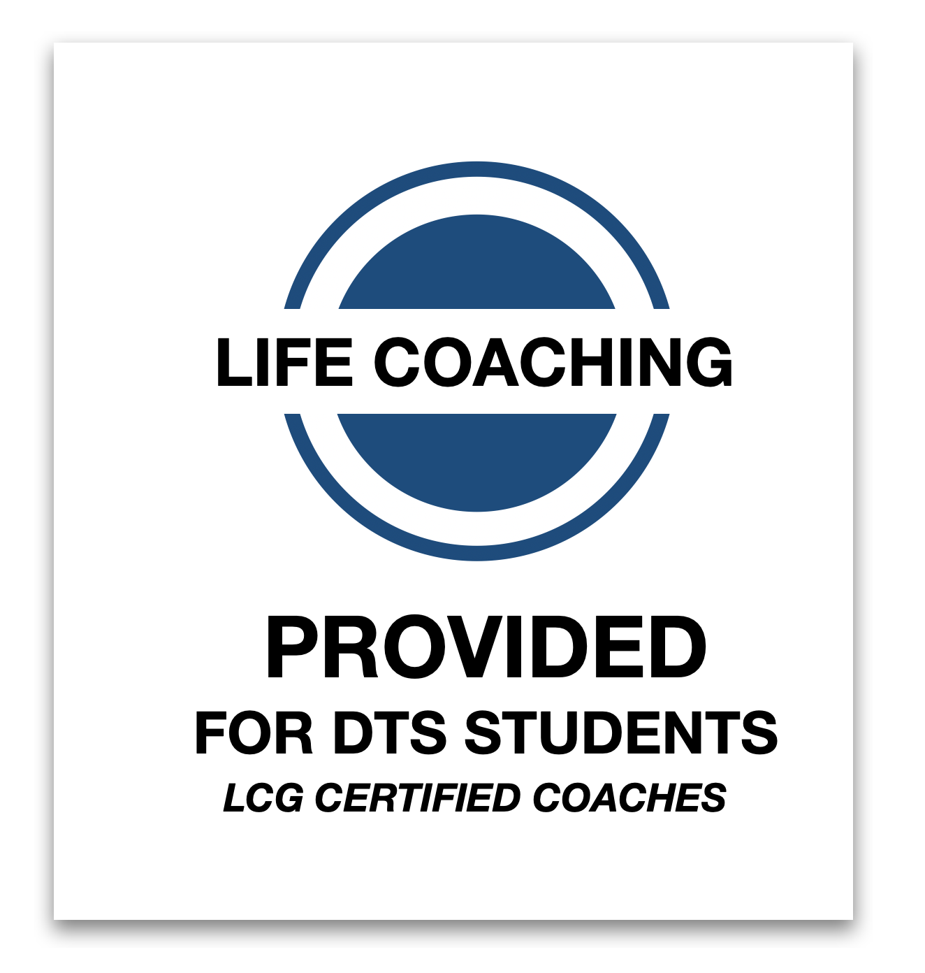 Coaching Provided Seal